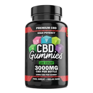 hemp bombs high potency cbd gummies – isolate, thc free | 100ct, 3000mg cbd